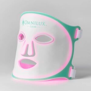 Omnilux Clear LED Light Therapy Mask - White and Pink